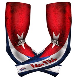 RCP Sports Sleeves, Compression Sun Protection Sleeves to Cover Arm (Extra Large, Patria y vida)