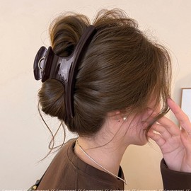 Stylish Hair Clip Pin Milk Tea 15cm 5ea