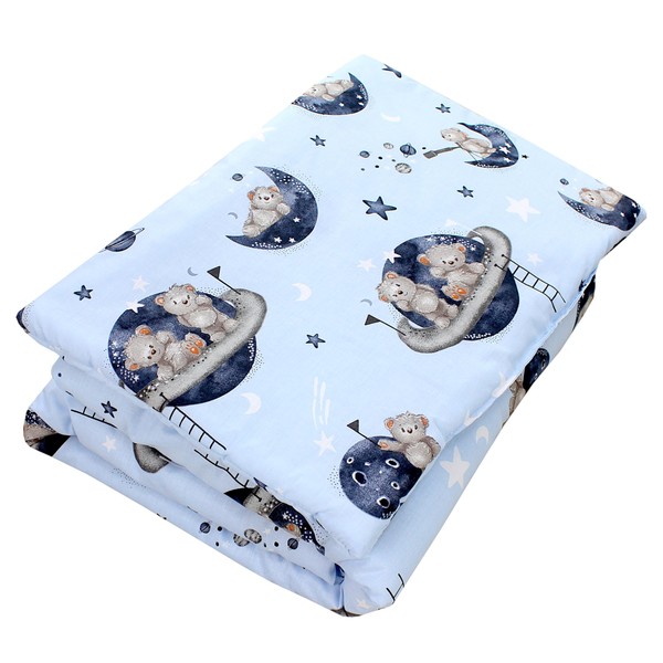 TupTam Children's Patterned Duvet Set, All-Year Duvet, Pillow, Flat Pillow,