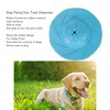 Dog Flying Disc Treat Dispenser Interactive IQ Training Bite Resistance