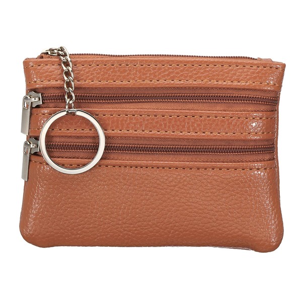 PATIKIL 4.7" x 3.5" Coin Purse Pouch, Leather Change Purses