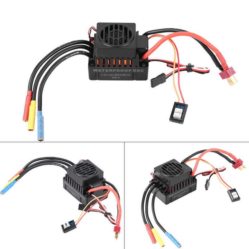 Rcharlance Waterproof 45A Brushless ESC Electric Speed Controller RC Part