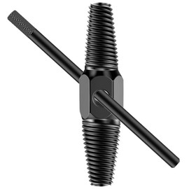 Shallho Double Head Pipe Screw Extractor, Water Pipe, Damaged Screws, Broken Slots, Removal Tool for 1/2 Inch and 3/4 Inch Hoses, Valve Tap