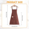 Bettinay 2PCS Adjustable Chef Aprons for Men Women, Kitchen Apron