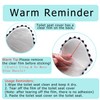 2Pairs Warm Toilet Seat Cover Mat Plush Thick Toilet Seat