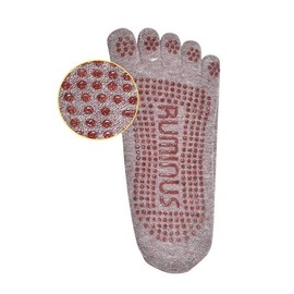 Toe Melange Non-slip Yoga Socks (1 Pair) Pilates Socks 2ea