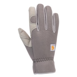 Carhartt Women's Thermal-Lined High Dexterity Open Cuff Glove, Grey, Medium