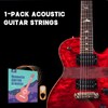 SurpassMusica 3 Pack Guitar Strings Electric-Nickel Coated Electric Guitar Strings