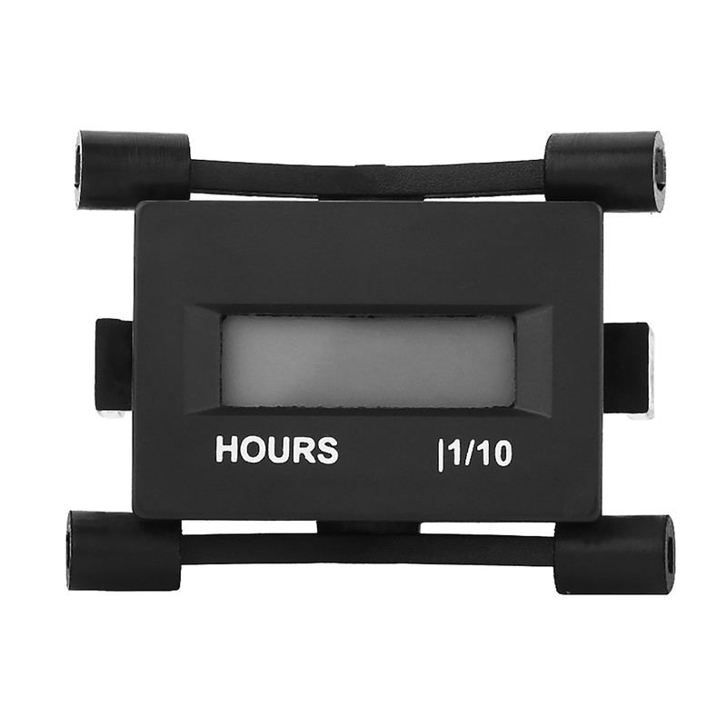 4.5-60V AC/DC Digital Hour Meter Gauge for Marine Boat Engine