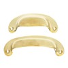 Castelion Solid Brass Drawer Pull/Cupboard Door Handle - Choice of