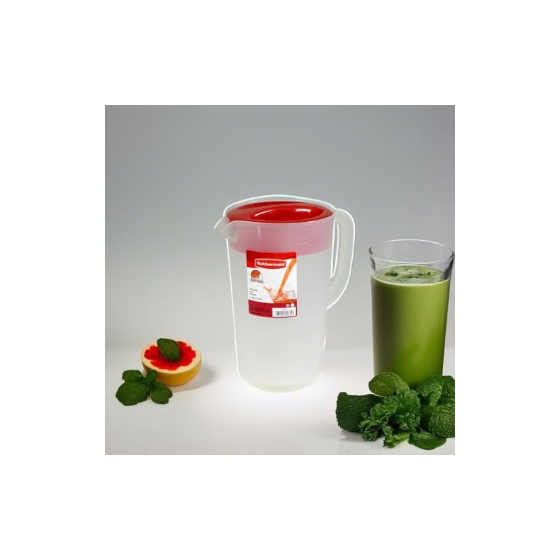 Rubbermaid Clear Pitcher, 1 Gallon (Pack of 3)