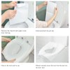Toilet Seat Covers Disposable, 50-Count Flushable Paper Travel Toilet Seat