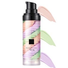 3-in-1 Face Primer: Skin Perfecting, Color Correcting, Brightening, Oil Control Moisturizing Makeup Primer - Isolation Cream