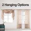 Elegant Beige Sheer Curtains, Light Filtering Voile Drapes, Rod Pocket