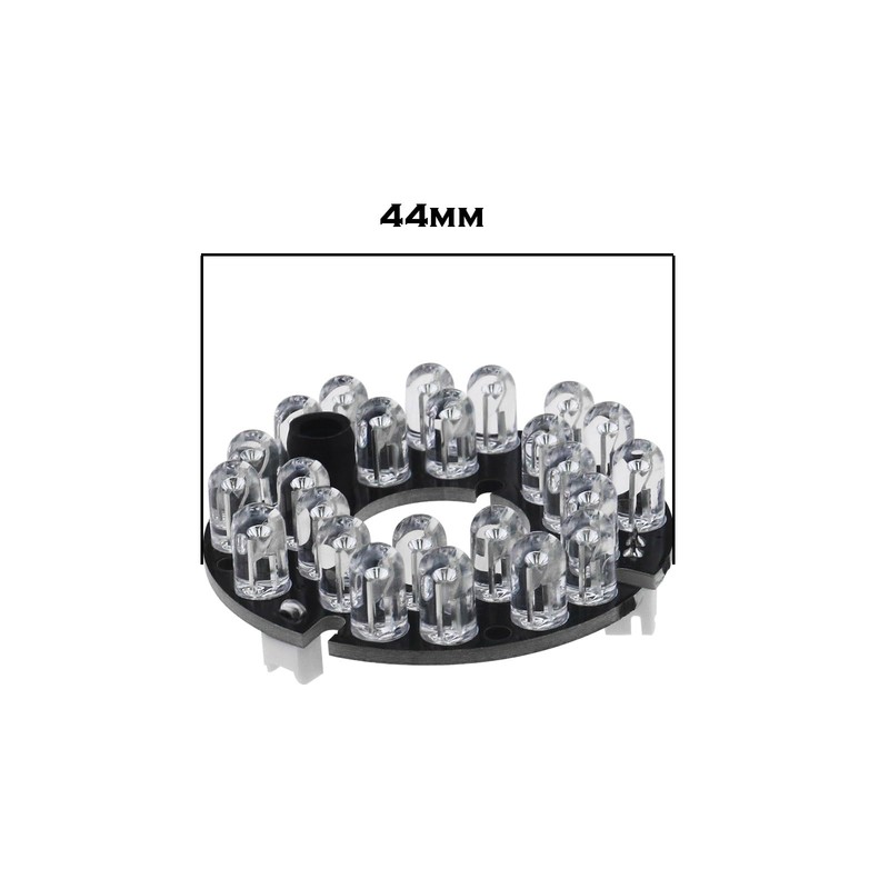 ECSiNG 2x 24 850nm IR LEDs Infrared Light Board IR