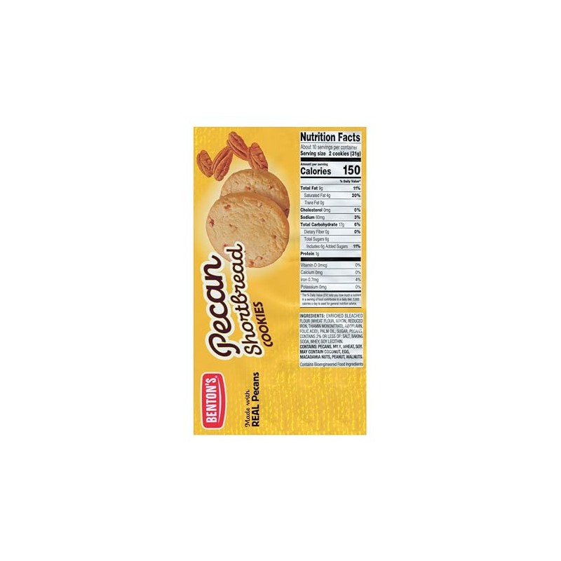 Benton’s Cookies (Pack of 2, Pecan Shortbread)