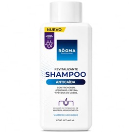 ROGMA Biotechnologies Shampoo Anticada 460 ml  Con Trichogen, Cafena, Copper Peptide Complex, D-Panthenol y Extractos Botnicos  Limpieza Profunda,... 
