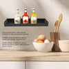 50cm Wall Mounted Spice Rack Multifunctional Wall Organizer Wall Storage