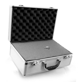 Premium Smooth Silver Aluminum Case with Foam, 15.125 x 10 x 5.75 - Ideal for Tool Storage, Electronics, and Valuables - Cases By Source SV15106