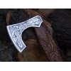 MF KNIVES Viking Axe 21''Dragón Axe Carbon Steel Blade Tomahawk