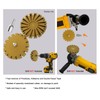 4in Removing Rubber Eraser Wheel Round Fan Blade Electric Hand