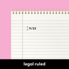 PAPERAGE Top Bound Spiral Notebook, 3 Pack, Lined Notepad, (Light