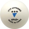 VICTAS 015000 VP40+ Certified Match Balls, 3 Stars, Set of
