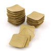 BambooMN Brand - Solid Bamboo Mini Dishes - Square, 2.4"