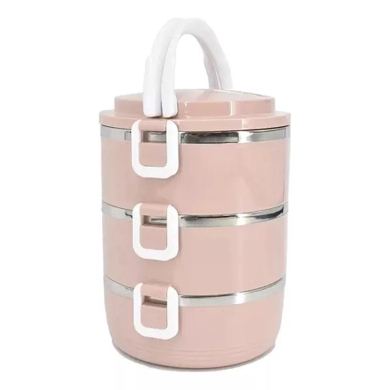 Tenswall Toper Termico De 3 Pisos Lunch Box Fiambrera Escuela
