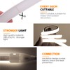 HEGEHE Dimmable COB Neon Strip with Dimmer Switch, IP65 Waterproof