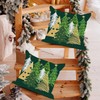 Miaikoe Christmas Cushion Covers 40 x 40 cm Set of