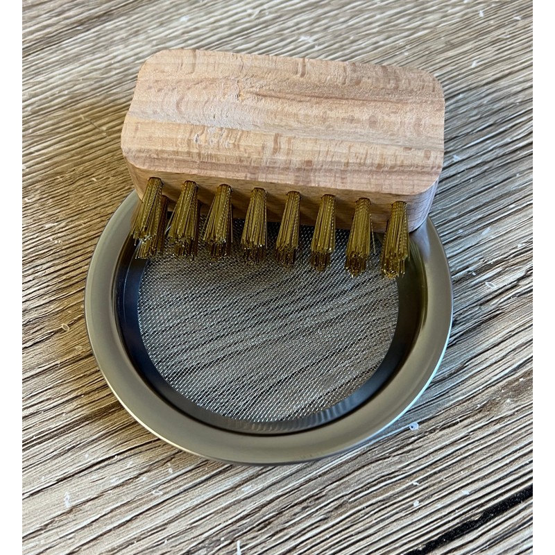 Bitto Brass Brush Ideal for Cleaning Smoking Strainers 7.5cm