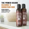 Beard Wash & Beard Conditioner Set w/Argan & Jojoba Oils