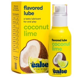 Cake Hello Lubricante Personal Con Sabor A Lima Y Coco - Lubricante A Base De Agua - Sin Regusto, Fácil Limpieza - Vegano, Sin Azúcar, Sin Gluten Y...