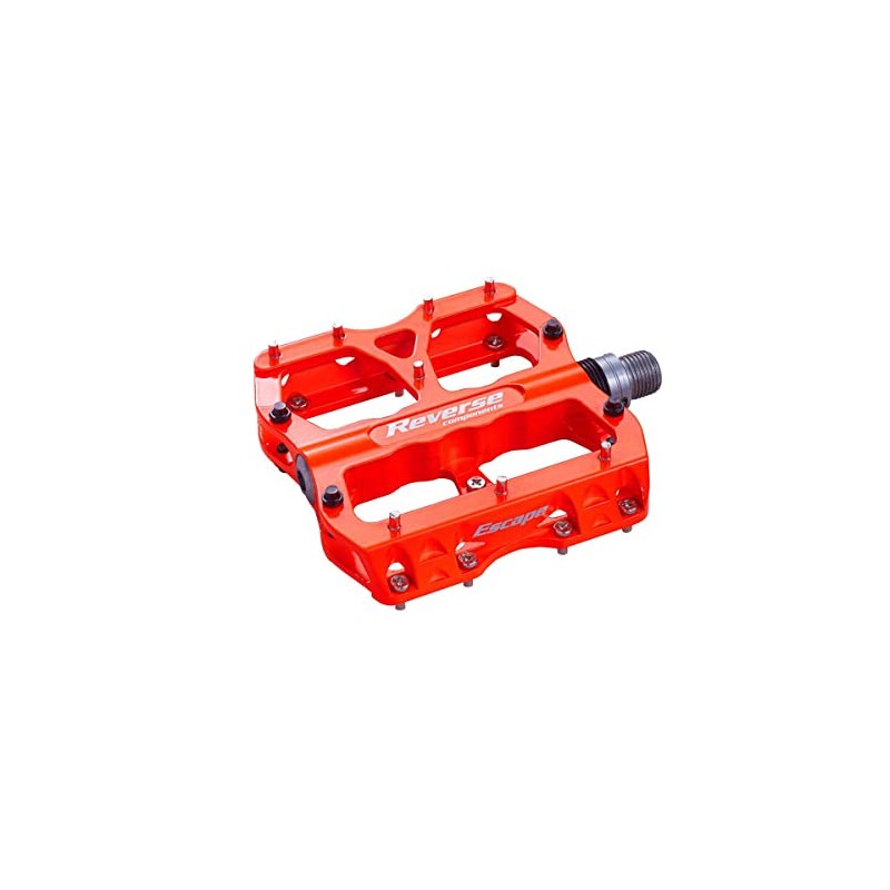 Reverse Escape Flat Bicycle Pedal Neon Orange