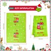 HGRGHH Christmas Kitchen Towels, 2 Pieces Funny Holiday Tea Towels