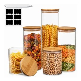 Luvan 5 Juegos De Recipientes De Almacenamiento De Alimentos                                                                                          