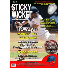 Cricket Son in Law Birthday Card Magazine Spoof