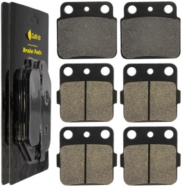 Caltric Front & Rear Brake Pads for Arctic Cat Dvx 400 Sport 2004 2005 2006 2007 2008