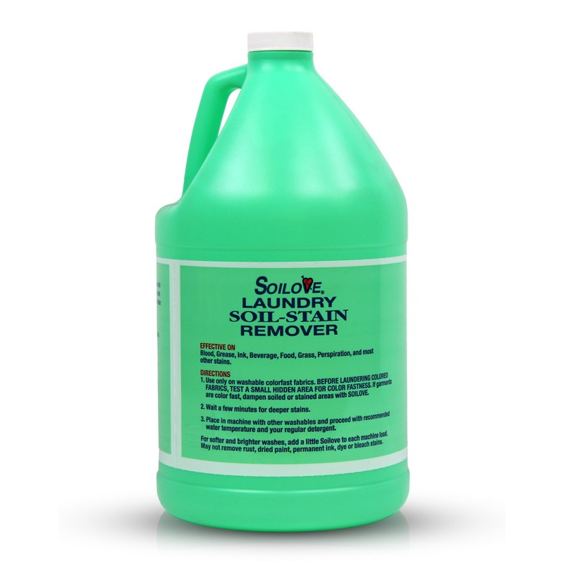 Stain Remover for Clothes – Soilove (128oz) – Powerful Triple-Acting