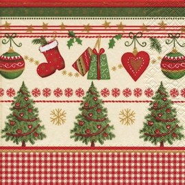 Traditional Christmas Napkin