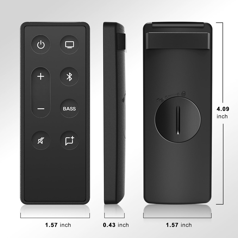 Replacement Remote Control for Bose TV Speaker and Solo Soundbar
