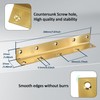 L Bracket, Heavy Duty Corner Brace, 4 Pack 8 Inch