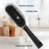 DUAIU Men's Hair Brush, Men's Styling Set, 5 Pieces Hair