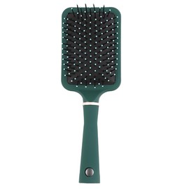 Reazana Detangling Brushes Anti-Static Detangler Hair Brush Fashion Massage Brush with Silicone Cushion Base Nylon Bristle Pins Blow Drying Hairbrush for Men and Women (Rectangle)