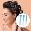 BEIQIYA 100pcs Brush Hair Roller Pick, Plastic Roller Pins for