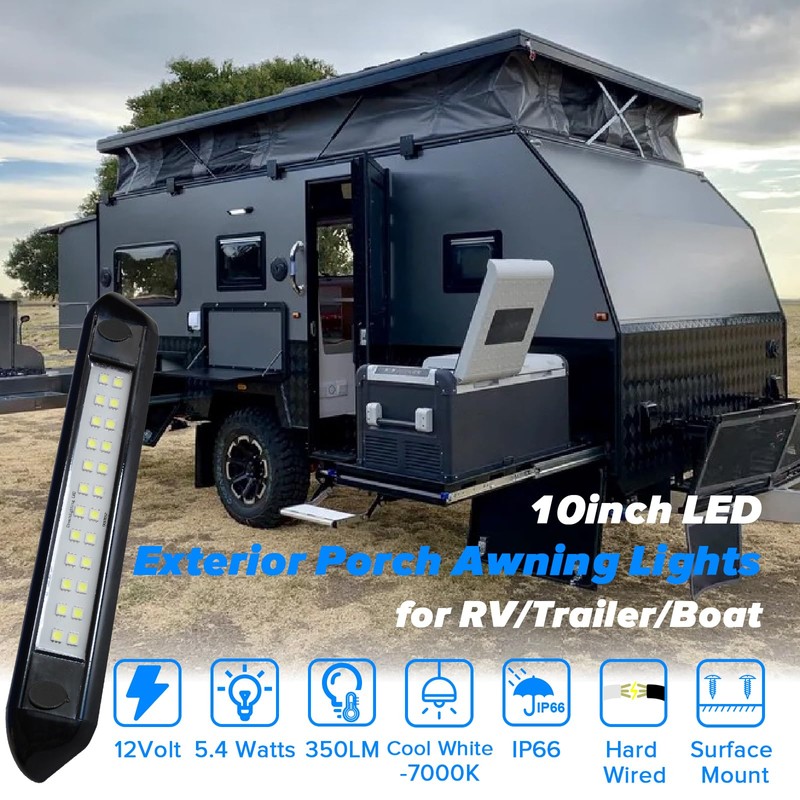 RV Lights Exterior 12V RV Porch Light 12 Volt LED