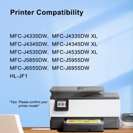 GoToners LC406 XL Ink Cartridges Compatible for Brother LC406XL Work with Brother MFC-J4335DW MFC-J4535DW MFC-J5855DW MFC-J6955DW MFC-J6555DW Printer (4 Pack, BCMY)