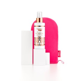 Skinny Tan Tan & Tone Self Tan Oil - Streak Free Natural Looking Fake Tan with Coconut Oil, Enriched with Guarana Extract to Tone & Firm Skin, Cruelty-Free & Vegan - Dark, 145ml