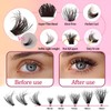 Fluffy Lash Clusters, 300pcs Diy Lash Extensions Kit, 3 Styles